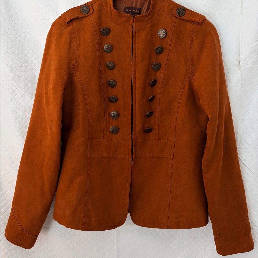 Multiples Burnt Orange Utility Jacket - image 2